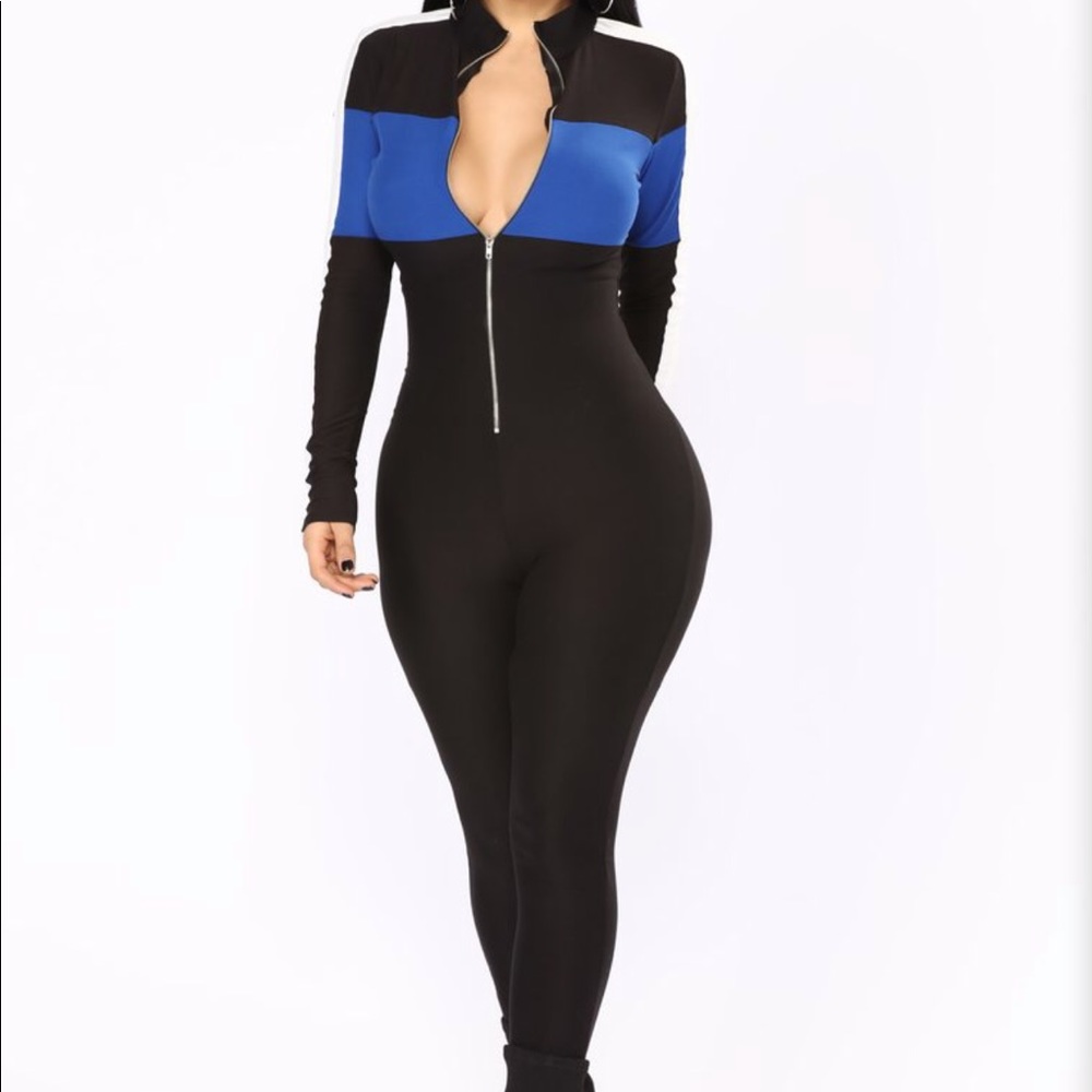 Under construction lounge jumpsuit